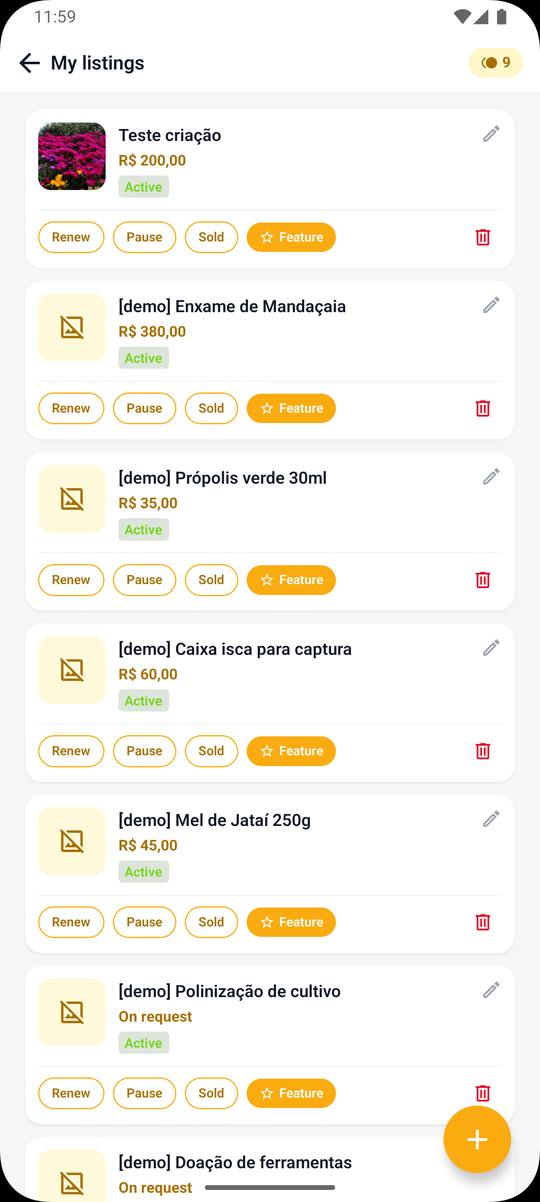 Seus anúncios